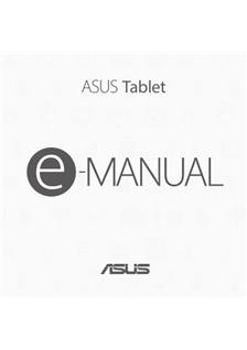 Asus TF 103 manual. Tablet Instructions.